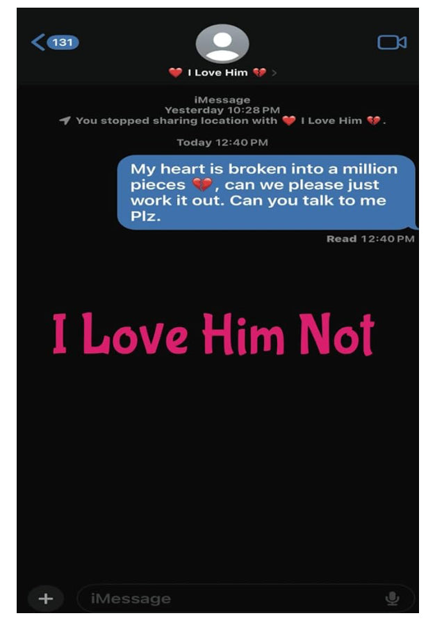 I Love Him Not… Motivational Breakup Journal