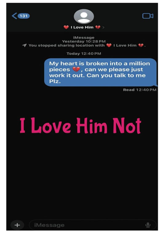 I Love Him Not… Motivational Breakup Journal